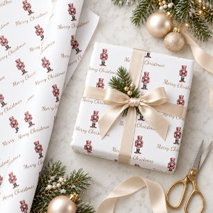 Papier Cadeau Soldat Casse-Noisette Noël