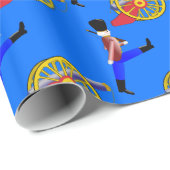 Papier Cadeau Soldat de jouet (Coin rond)