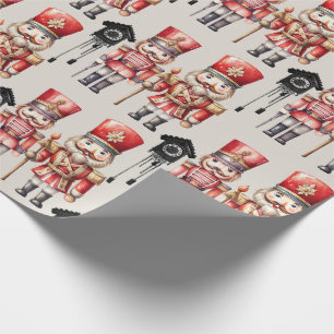 Papier Cadeau Soldats casse-noisettes Horloges coucous