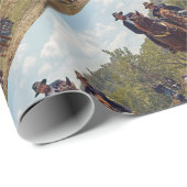 Papier Cadeau Soldats de l'union monétaire (Coin rond)