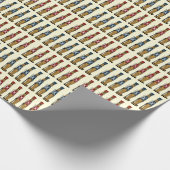 Papier Cadeau Soldats Du Jouet Sur La Parade (Coin)