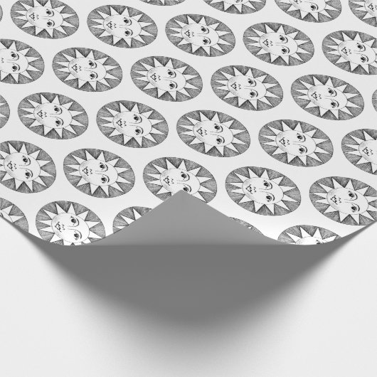 Papier Cadeau Soleil (Coin)