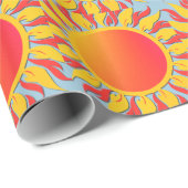 Papier Cadeau Soleil (Coin rond)