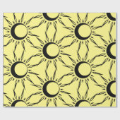 Papier Cadeau Soleil brillant Crescent Lune Thunder_Cove (Plat)