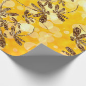 Papier Cadeau Soleil de libellule (Coin)