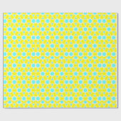 Papier Cadeau Soleil et À petits pois (Plat)