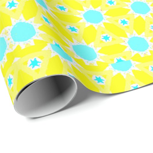 Papier Cadeau Soleil et À petits pois (Coin rond)