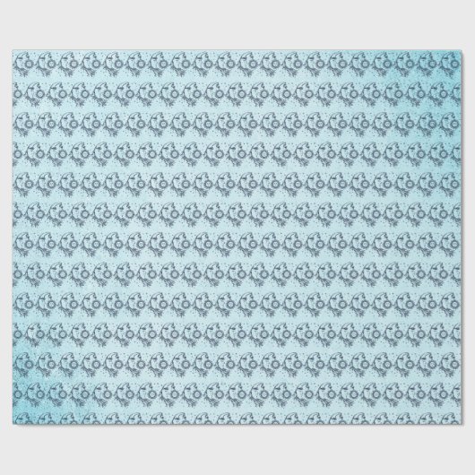 Papier Cadeau Soleil et Lune (Plat)