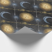 Papier Cadeau Soleil et Lune de Sorcier (Coin)