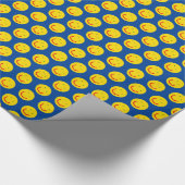 Papier Cadeau Soleil souriant, visage joyeux (Coin)