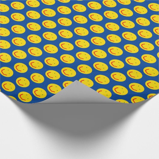 Papier Cadeau Soleil souriant, visage joyeux (Coin)