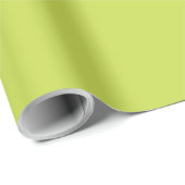 Papier Cadeau Solid color avocado light green (Coin rond)