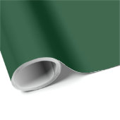 Papier Cadeau Solid color dark green (Coin rond)