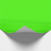 Papier Cadeau Solid Color : Lime Green (Coin)