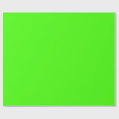 Papier Cadeau Solid Color : Lime Green (Plat)