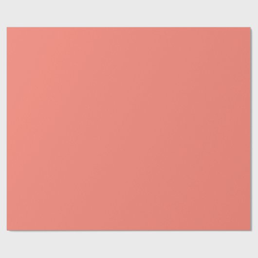 Papier Cadeau Solid color salmon (Plat)