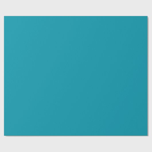 Papier Cadeau Solid color seaside teal (Plat)