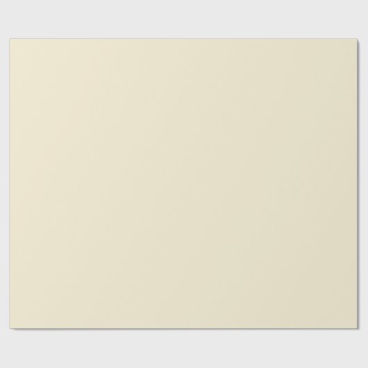 Papier Cadeau Solid cornsilk beige (Plat)