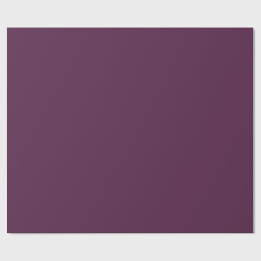 Papier Cadeau Solid eggplant purple (Plat)