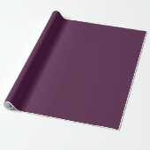 Papier Cadeau Solid eggplant purple (Déroulé)