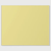 Papier Cadeau Solide Pastel Jaune moderne (Plat)
