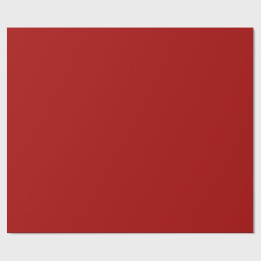 Papier Cadeau Solide rouge profond (Plat)