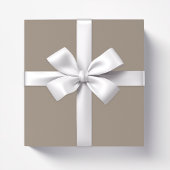 Papier Cadeau Solide taupe brun roux