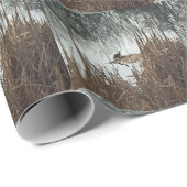 Papier Cadeau Solstice d'hiver (Coin rond)