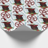 Papier Cadeau Solstice d'hiver Africain-Américain sorcière Yule  (Coin)