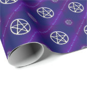 Papier Cadeau Solstice d'hiver béni (Coin rond)