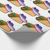 Papier Cadeau Sombrero portant du taco (Coin)