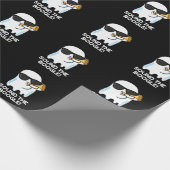 Papier Cadeau Son Boogle Funny Ghost Bugle Pun Dark BG (Coin)