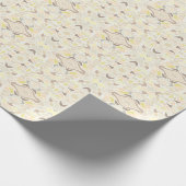 Papier Cadeau Son Motif Abstrait géométrique si ivoire (Coin)