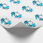 Papier Cadeau Son un garçon - bébé, nouveau-né, célébration (Coin)