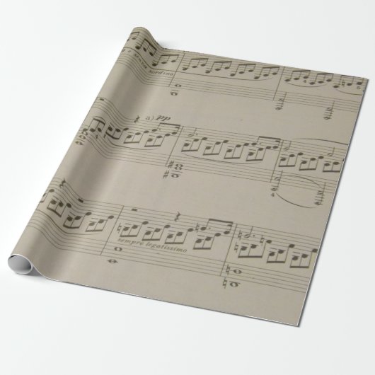 Papier Cadeau Sonate de clair de lune (Déroulé)