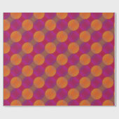 Papier Cadeau Sonoma orange et pourpre (Plat)