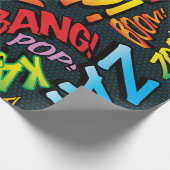 Papier Cadeau Sons de l'art Pop de Bande Dessinée (Coin)