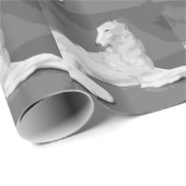 Papier Cadeau Sophisticate de barzoï (Coin rond)
