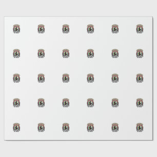 Papier Cadeau Sorcière Comptable Rétro Halloween Comptabilité De