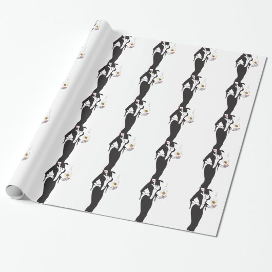 Papier Cadeau sorcière de l'ampli halloween (Déroulé)