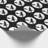 Papier Cadeau sorcière d'halloween (Coin)