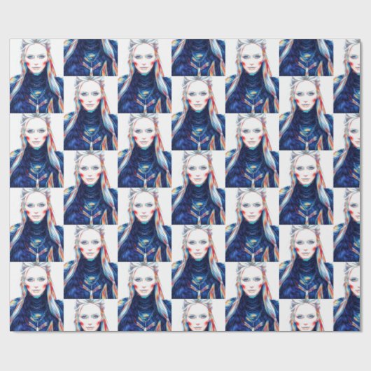 Papier Cadeau Sorcière islandaise (Plat)