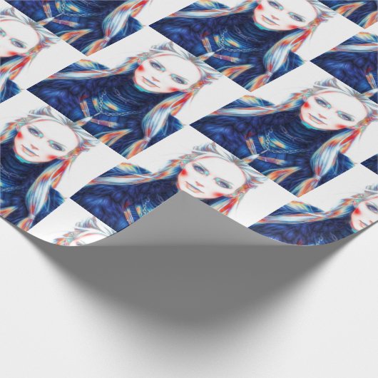 Papier Cadeau Sorcière islandaise (Coin)