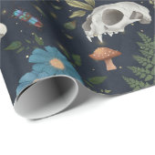 Papier Cadeau Sorcière nature (Coin rond)