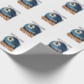 Papier Cadeau Sorcière Ne Sois Pas De Base Halloween Lune Chat C (Coin)