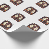 Papier Cadeau Sorcière Peu Importe Attention Labrador Retriever  (Coin)