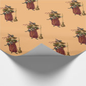 Papier Cadeau Sorcière vintage (Coin)