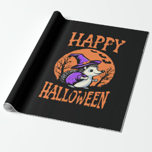 Papier Cadeau Soricidé de l'Halloween heureux Sorcière