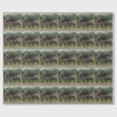 Papier Cadeau Sortie amish de famille (Plat)