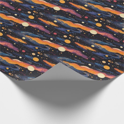 Papier Cadeau Sortir de ce papier d'enveloppement spatial (Coin)